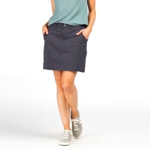 EUC prAna Halle Skort | Charcoal Gray Size 8
